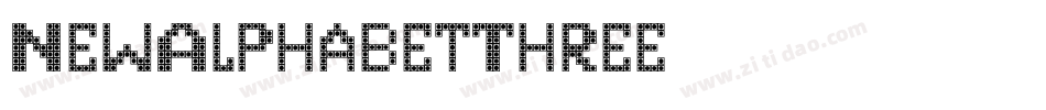 NewAlphabetThree字体转换