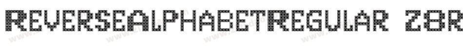 ReverseAlphabetRegular-z8rgl字体转换