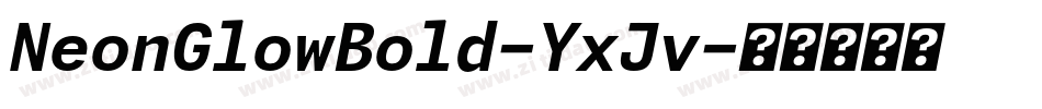 NeonGlowBold-YxJv字体转换