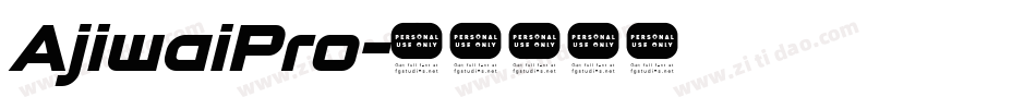AjiwaiPro字体转换