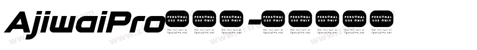 AjiwaiPro生成器字体转换