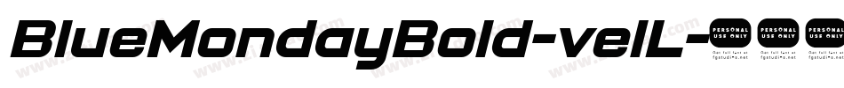 BlueMondayBold-velL字体转换