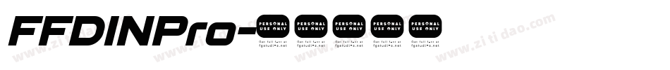 FFDINPro字体转换