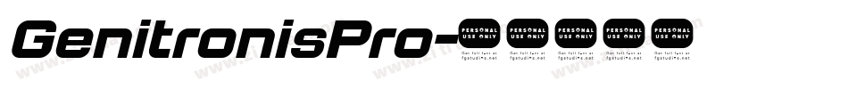 GenitronisPro字体转换