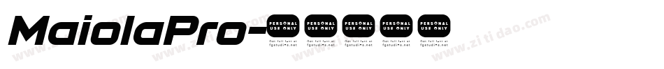 MaiolaPro字体转换