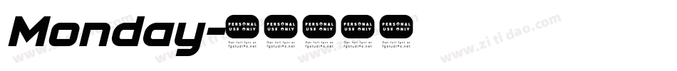 Monday字体转换
