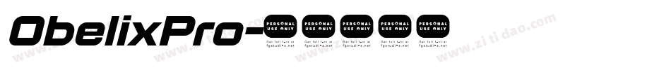 ObelixPro字体转换