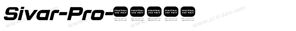 Sivar-Pro字体转换