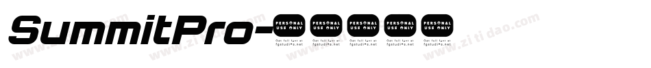 SummitPro字体转换