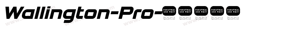 Wallington-Pro字体转换