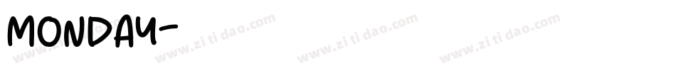 Monday字体转换