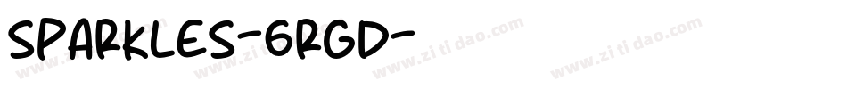 Sparkles-6rGD字体转换