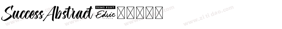 SuccessAbstract字体转换