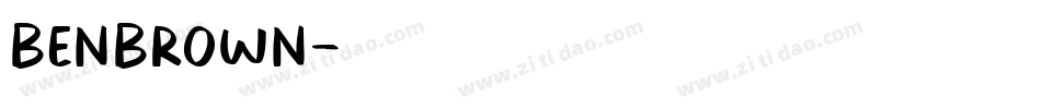 BENBROWN字体转换