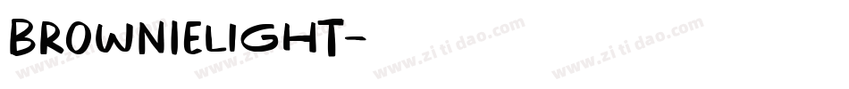 BROWNIElight字体转换