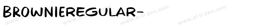 BROWNIEregular字体转换