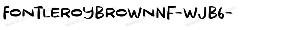 FontleroyBrownNf-wJB6字体转换
