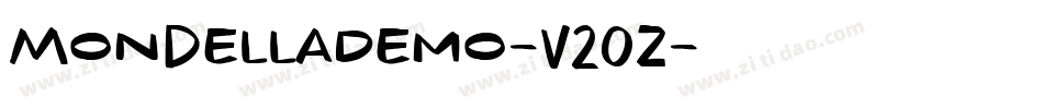 MondellaDemo-V2OZ字体转换