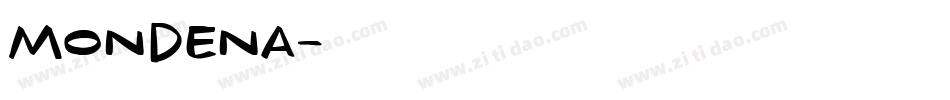 Mondena字体转换