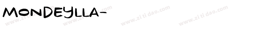 Mondeylla字体转换