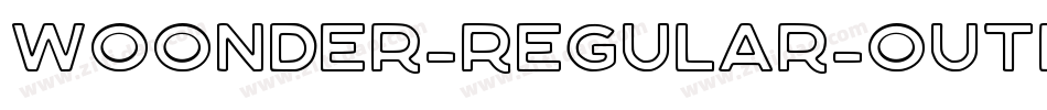 WOONDER-Regular-Outline字体转换