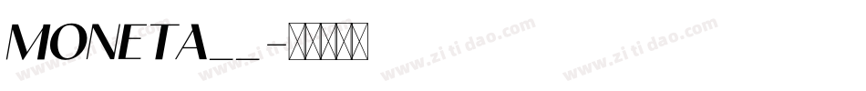 MONETA__字体转换