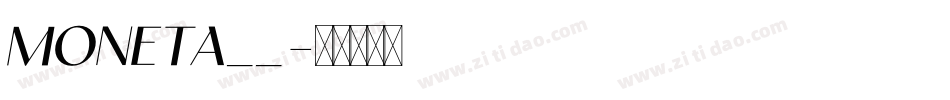 MONETA__字体转换