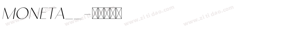 MONETA__字体转换