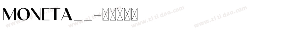 MONETA__字体转换