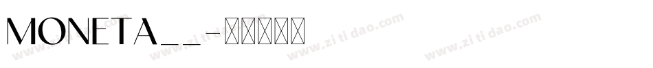 MONETA__字体转换