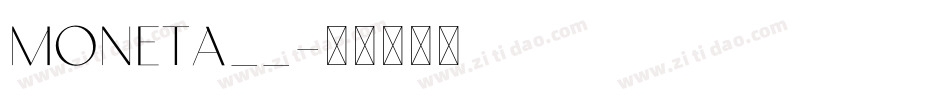 MONETA__字体转换