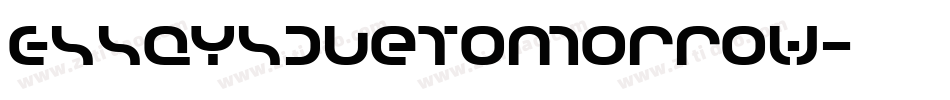 EssaysDueTomorrow字体转换