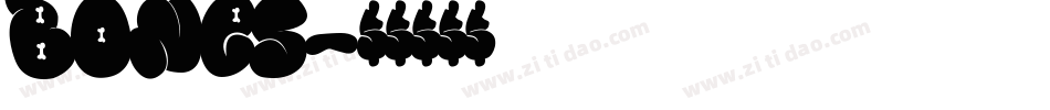 BONES字体转换