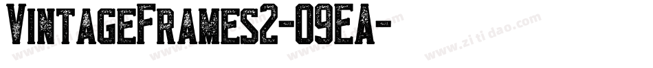 VintageFrames2-O9EA字体转换