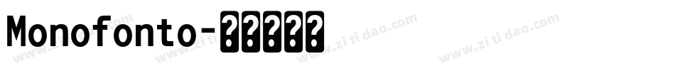 Monofonto字体转换