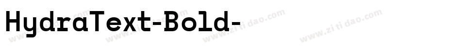 HydraText-Bold字体转换