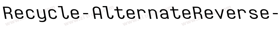 Recycle-AlternateReverse字体转换