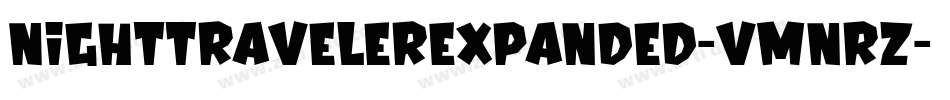 NightTravelerExpanded-vmnrZ字体转换
