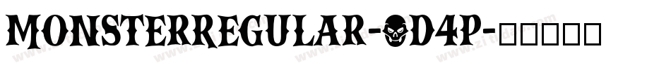 MonsterRegular-Od4p字体转换