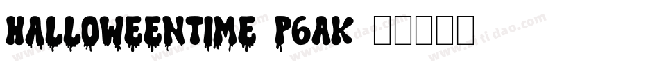 HalloweenTime-p6AK字体转换
