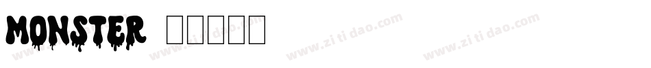 Monster字体转换