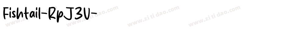 Fishtail-RpJ3V字体转换