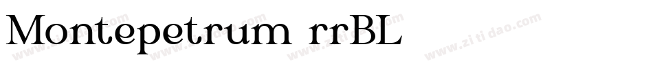 Montepetrum-rrBL字体转换