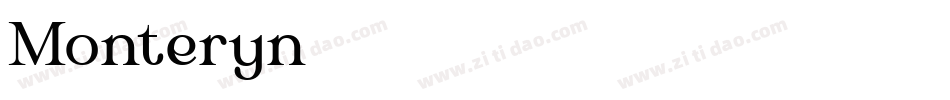 Monteryn字体转换