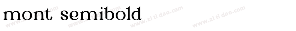 mont-semibold字体转换