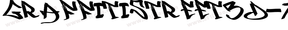 GraffitiStreet3D-7xXA字体转换