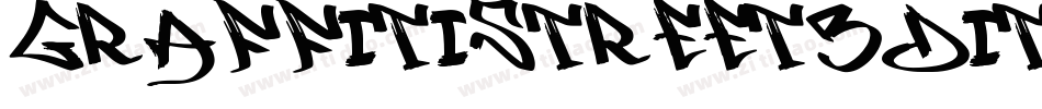 GraffitiStreet3DItalic-vzdO字体转换