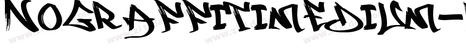 NoGraffitiMedium-wqXZ字体转换