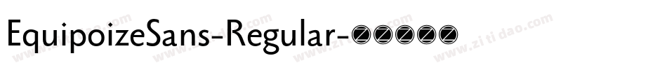 EquipoizeSans-Regular字体转换
