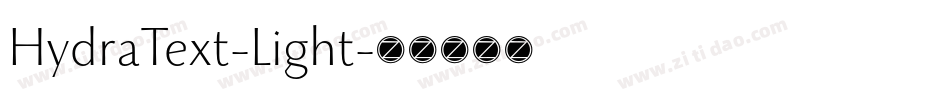 HydraText-Light字体转换